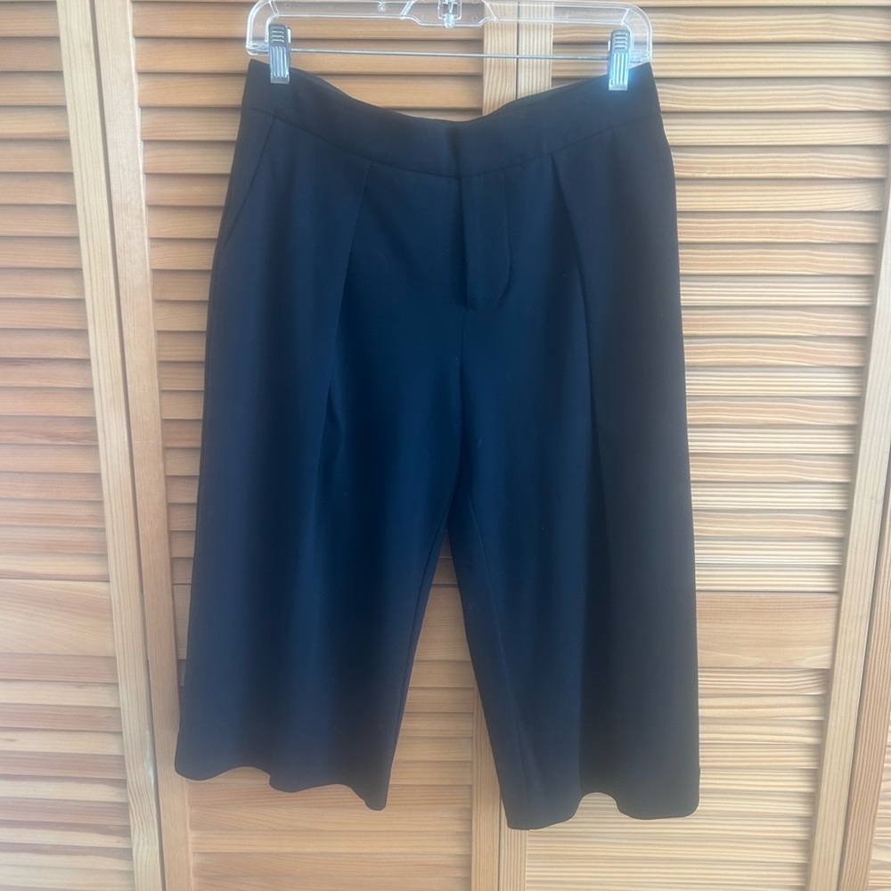 James Perse Black Women's Wide Leg Capris